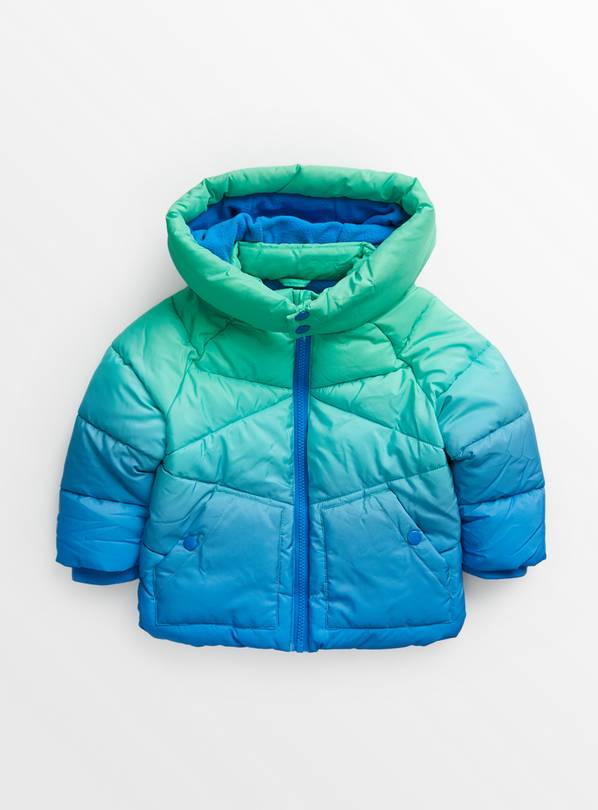 Buy Blue Green Ombre Puffer jacket 1 1.5 years Argos